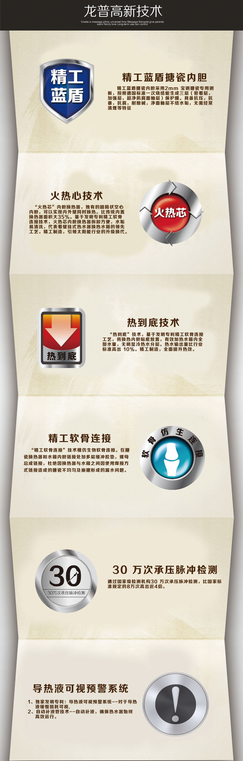 進(jìn)口藍(lán)膜平板集熱器